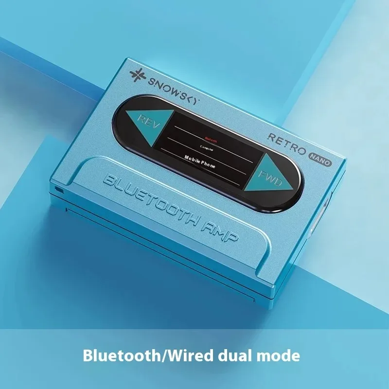 FiiO Snowsky Retro NANO 휴대용 고해상도 블루투스 디코더 오디오 무손실 이어폰 앰프 디코더 PCM96KHz 듀얼 CS43131 맞춤형