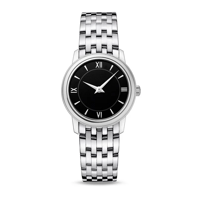 

Luxury New Simple Butterfly Flying Quartz Womens Watch Stainless Steel Bracelet Black Rome Dial