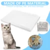 Clear Couch Cover PE Waterproof Sofa Cover Cat Scratch Protector 1/2/3/4 Seat Dustproof Detachable Couch Furniture Protector 4