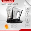 SUNATUR Hand Mixer 110-240V Blender 300W Electric Food Processor 3 in 1 Mixer Kitchen Appliances Machine Mixer for Baking 1