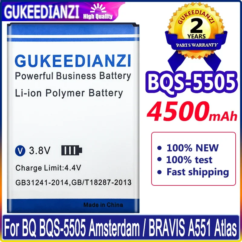 

Аккумулятор GUKEEDIANZI 4500 мАч для Oukitel U7 Pro для BQ BQS-5505 Amsterdam для BRAVIS A551 Atlas