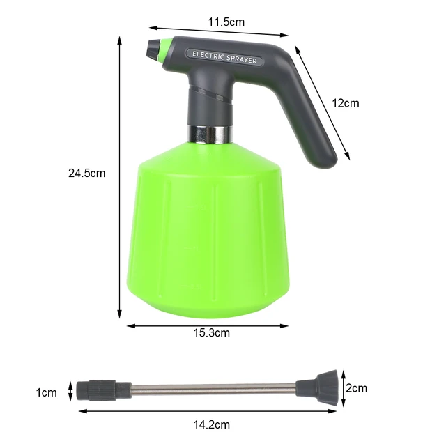 Kertészeti Ködös Sterilizáló Autómosó Szerszám Növényi Köd Spray -Palack Elektromos Víz Permetezőgép Automatikus Kerti Öntözés 2L - Image 6