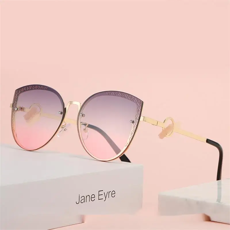 

DOISYER Новые солнцезащитные очки кошачий глаз модная большая оправа интернет знаменитости в том же стиле женские солнцезащитные очки