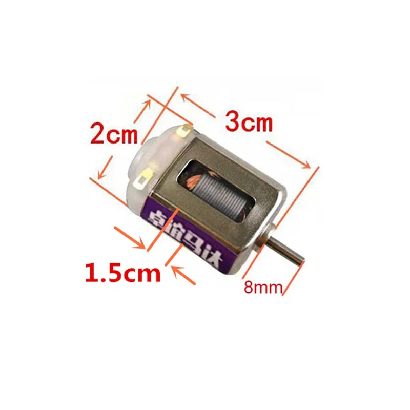 Micro Moteur FK-130 DC 3.6V-8.4V 52000 tr/min Haute Vitesse pour RC Slot Car