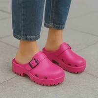 EVA Women Platform Beach Sandals Summer Clogs Slippers Fashion Women's Flat Slippers Outdoor Antiskid Waterproof Home Sandals - Image 5