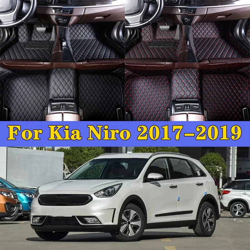

Car Foot Pads For Kia Niro 2017-2019 Car Interior Accessories Protective Pad Custom Auto Floor Mats Automobile Carpet Cover