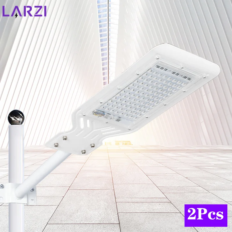 2pcs/lot Led Street Light 110V 220V Waterproof IP65 Area Parking Lot Yard Barn Outdoor Wall 100W Lamp Industrial Square Highway kashira highway