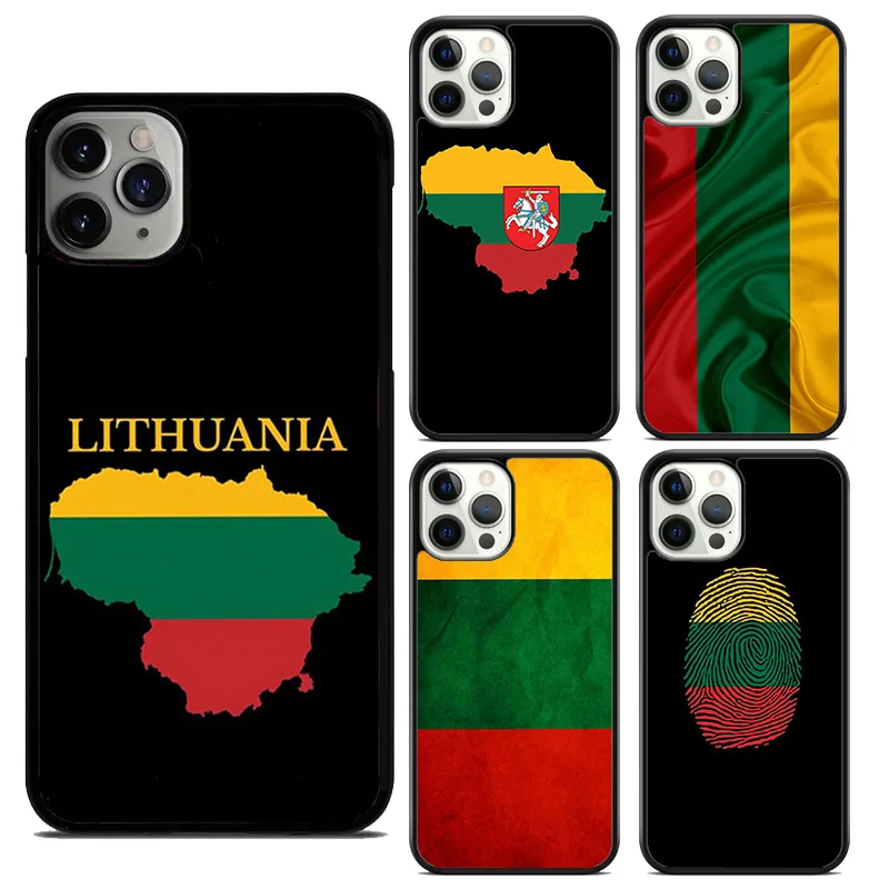 Lithuania Flag Mobile Celular Phone Cases for iPhone 5 SE 2020 6 7 8