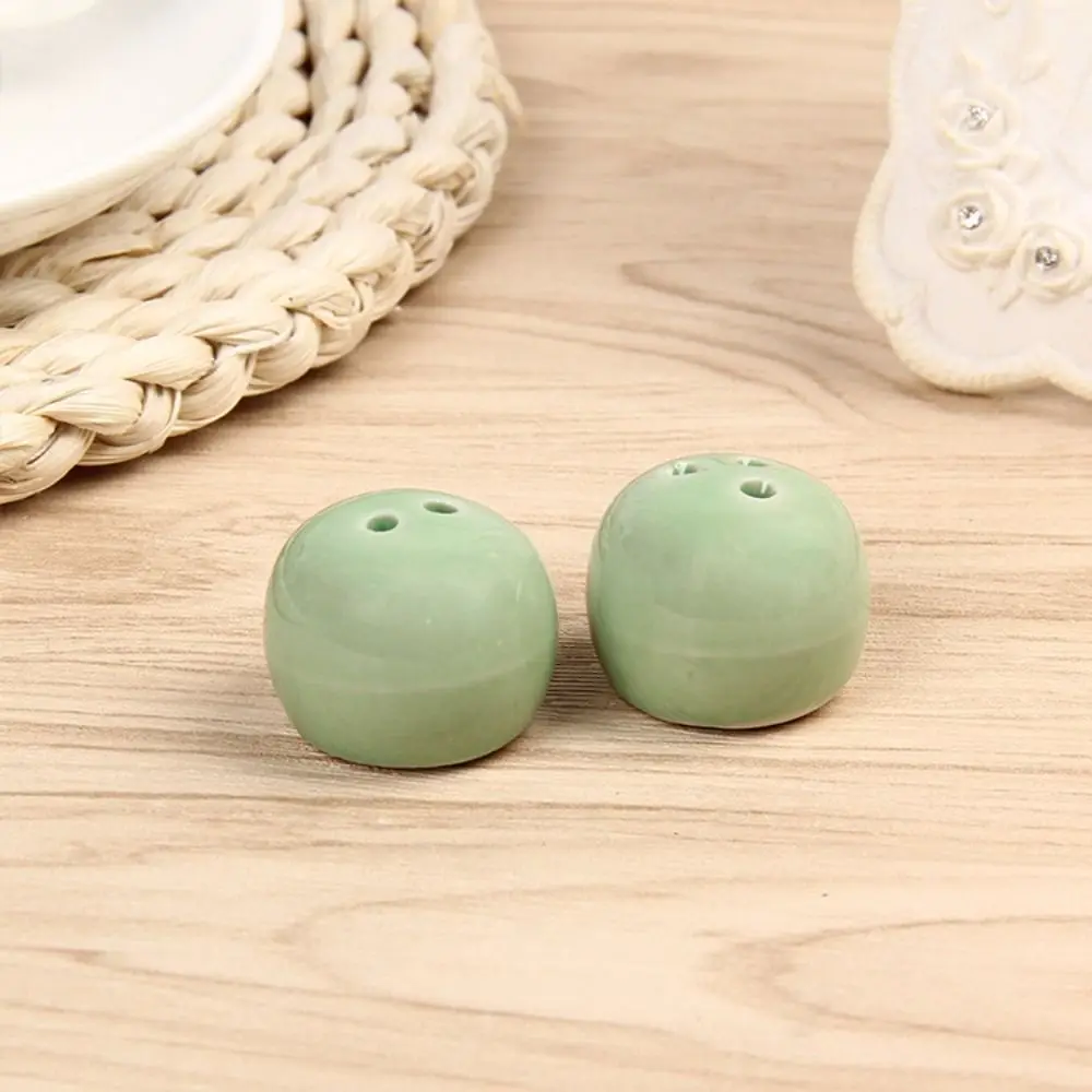 Seasoning Jar Creative Pea Pod Seasoning Jar Ceramic Pea Pepper Jar Kitchen Wedding Decoration Birthday Gift Personalized Gift