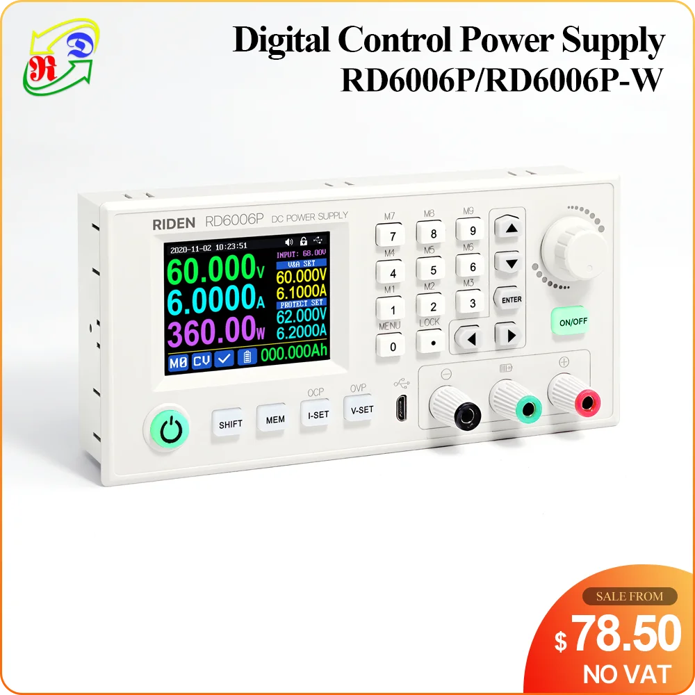 Понижающий мультиметр RD Riden RD6006P RD6006PW 5 значений USB Wi-Fi 60 в 6 А | Инструменты