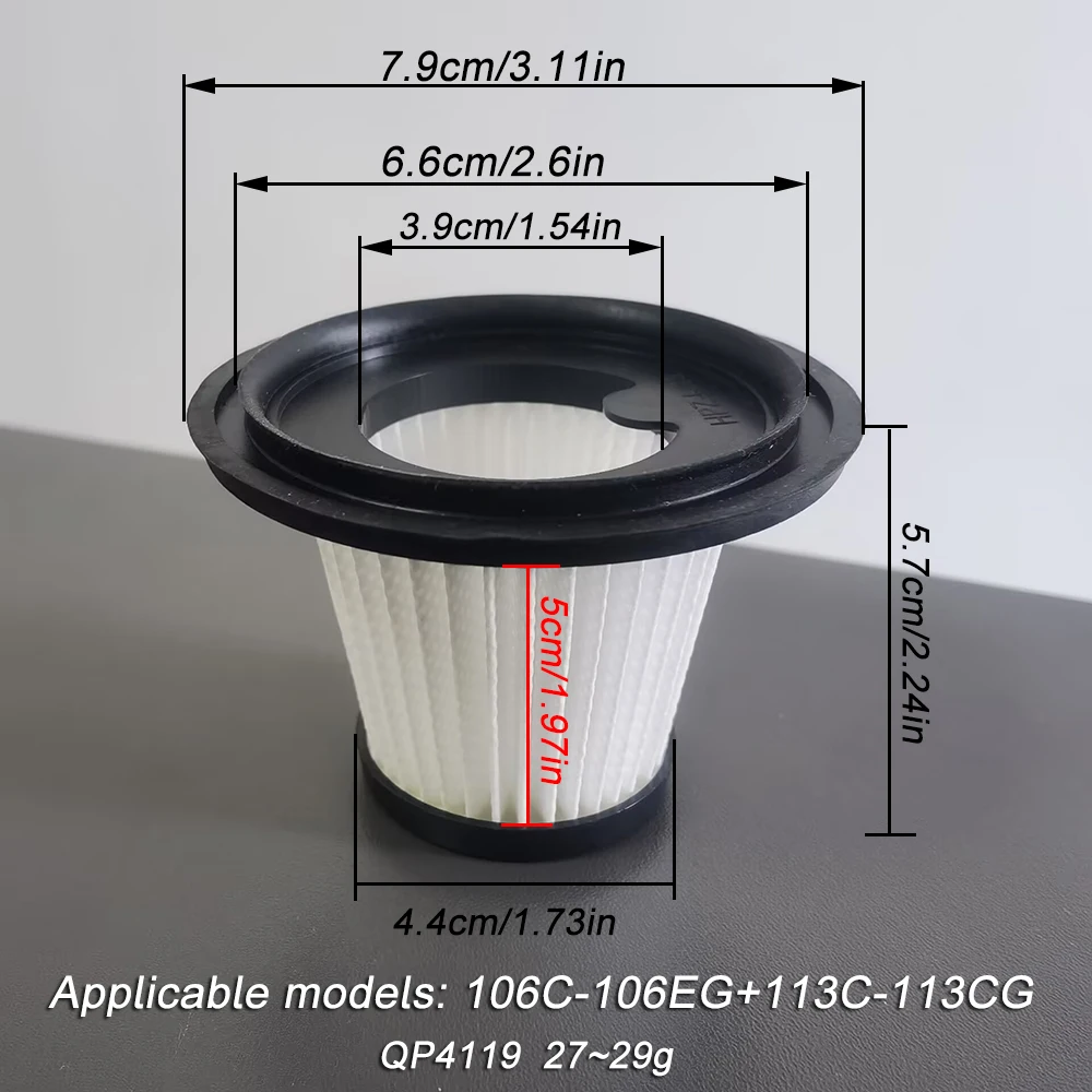 Car Wireless Vacuum Cleaner Filter Element