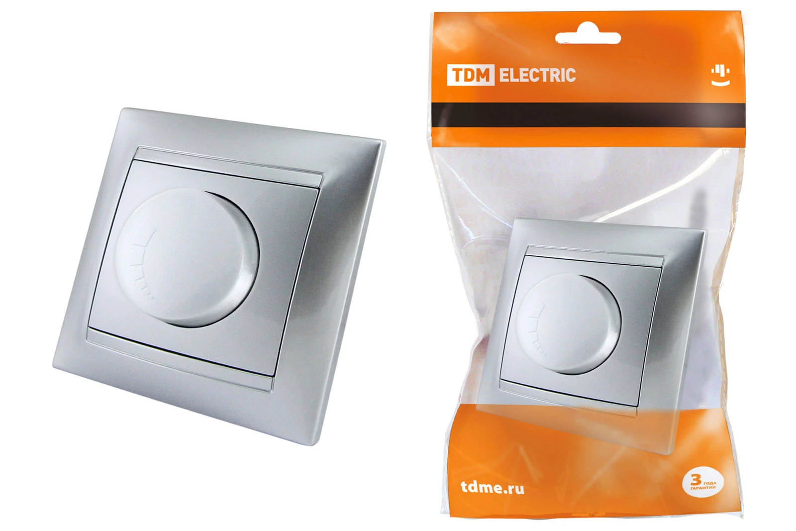 Light regulator RL 300 W silver. Metallic &quotLama" TDM | Обустройство дома