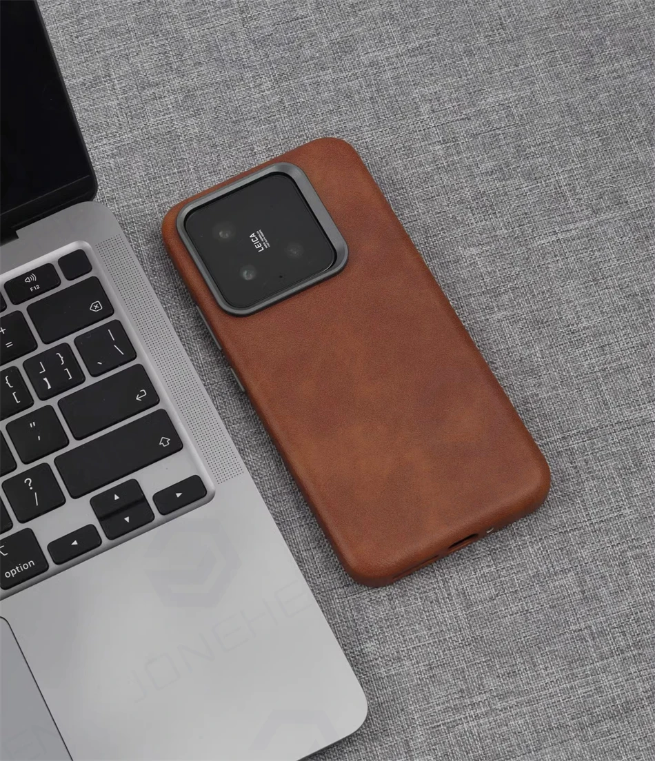 Premium Deluxe PU Leather Magnetic Case - Retro Business Shockproof Cover with Lens Protector
