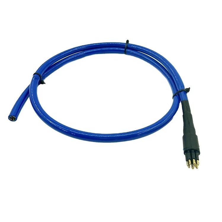 

Подводный 7000 м DIL8M DIL8F Встроенный кабель 250 в 4 пары 24 AWG, 0,20 мм2 PUR Ethernet