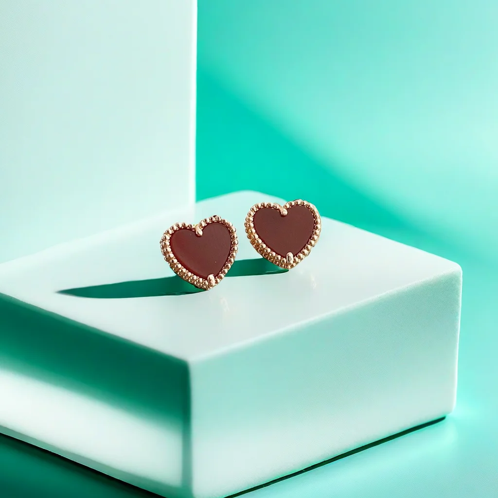 

Love necklace earrings bracelet advanced craftsmanship electroplating fashionable versatile classic style gift goddess outfit