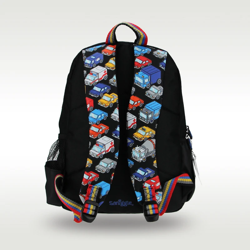 Australian original Smiggle hot-selling children's schoolbag boy cool car schoolbag classic primary school backpack 14 inches 5