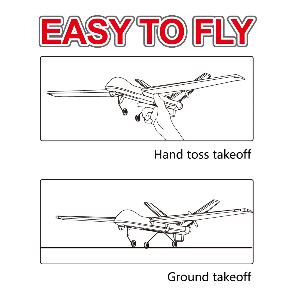 Z55 2.4G 3CH RC Plane EPP Foam Hand Throwing 660mm Wingspan Airplane Remote Control Glider Aircraft Outdoor Boys Toys