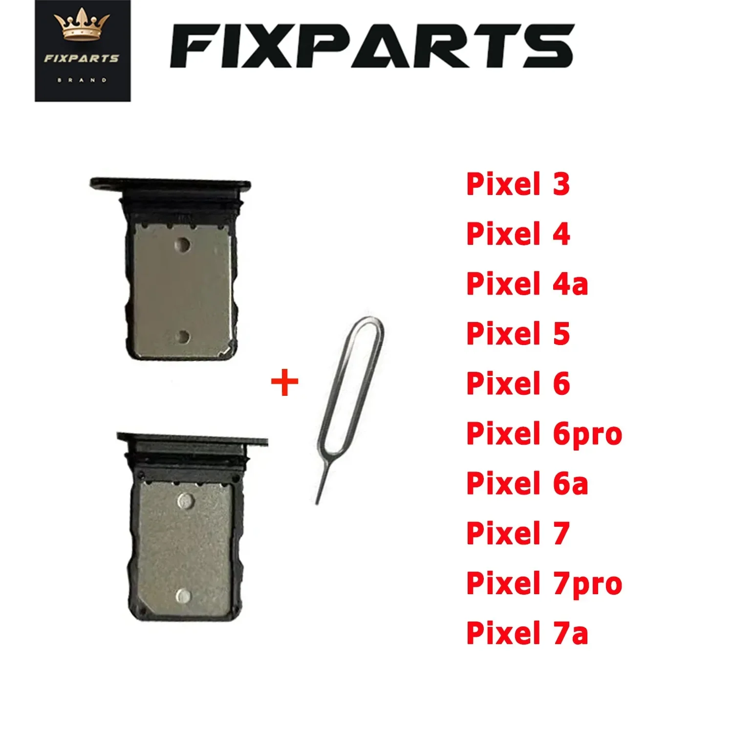 

SIM-лоток для Google Pixel 6 Pro, лоток для карт, Женская розетка для Google Pixel 7Pro Pixel 5 Sim, лоток-держатель