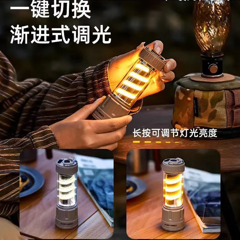 New Long Range Strong Light Charging Atmosphere Searchlight Camping Light Portable Emergency Outdoor Tent Camping camping light portable flashlight portable lanterns camping lamp camping lantern