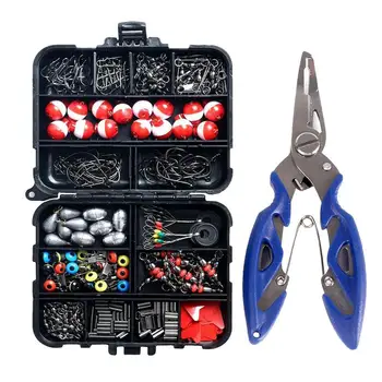 Fishing Tackle Box Kit 263pcs Fishing Tackles Fishing Gear Set Portable Fishing Equipment Fishing Kit For Fishing Enthusiast 1