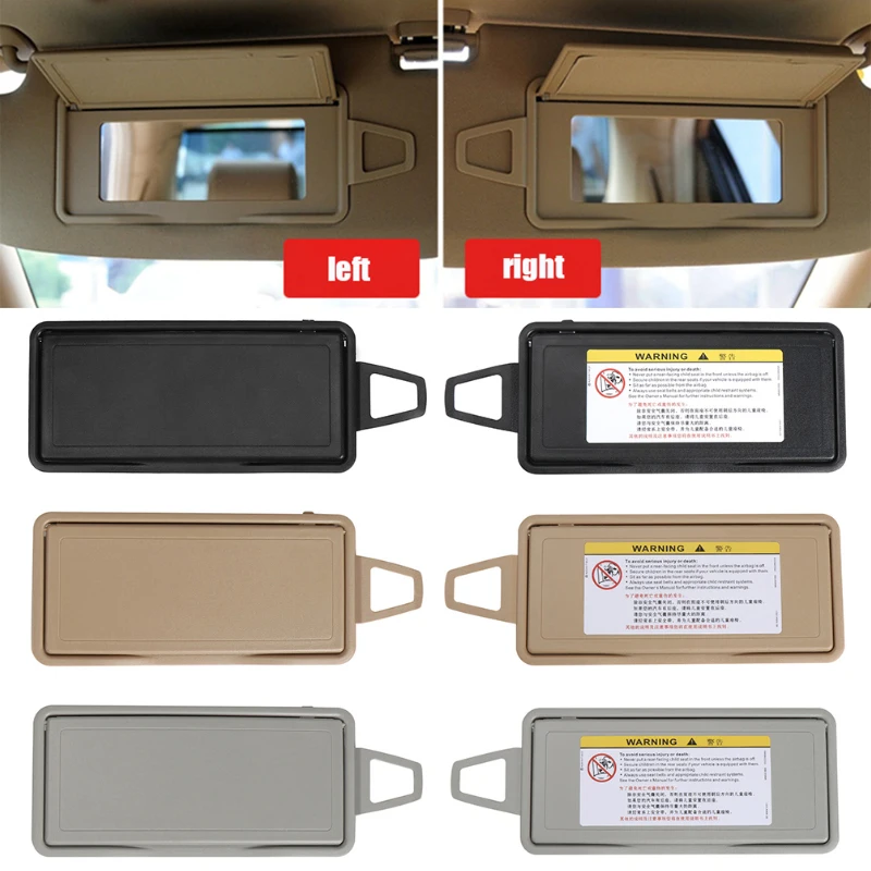 SunVisorShadeMirrorCoverReplacementAutoInteriorMakeupCosmetic