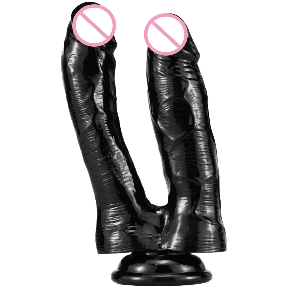 Double Tube Universal Shemale Dildo Accessories for Sex Doll Huge Penis for Gays Women Love Doll Shemale Kits Parts PVC Dick pic