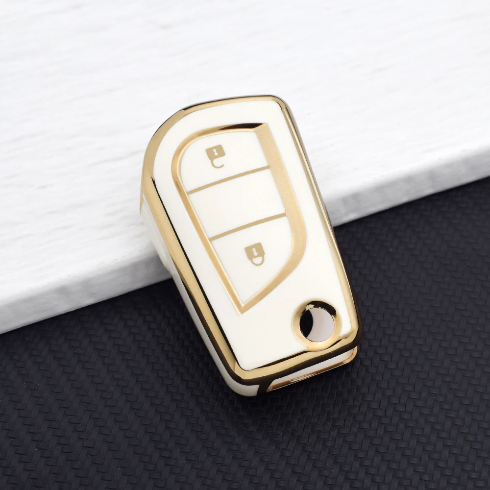 Durable 2-Button Anti-Scratch Car Key Shell