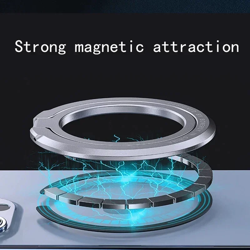 Magnetic 360° Rotatable Foldable Phone Kickstand with Ultra-Thin Design