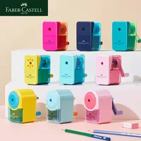 Faber-Castell Pencil Sharpener Automatically Enters Lead Hand-cranked Multi-gear Desktop Rotary Student School Stationery 2