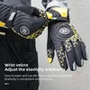 ROCKBROS Bicycle Gloves Winter Warm Motorcycle Full Finger Cycling Gloves Screen Touch Ski Sports Gloves Hiking Thermal Mitten 2
