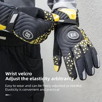 ROCKBROS Bicycle Gloves Winter Warm Motorcycle Full Finger Cycling Gloves Screen Touch Ski Sports Gloves Hiking Thermal Mitten 2
