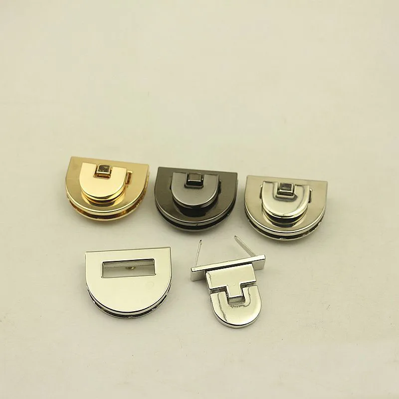 

2Pcs 35x28mm Women Bag Metal Clasp Turn Lock Mortise Locks Snap Purse Bag Buckles Clasps Closure DIY Hardware Accessories