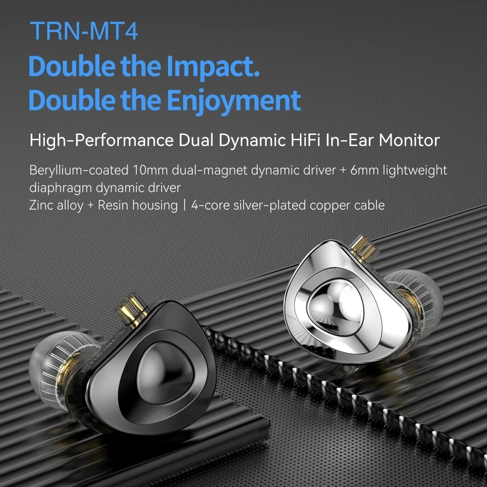 TRN MT4 ̾ ̾ ̽ HIFI  ̾,  ĵ ͸,  DJ   , и ̺ 