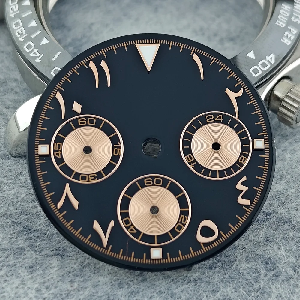 High-Quality 29MM Watch Dial with Arabic Numerals – Custom Logo & Tool Kit Included