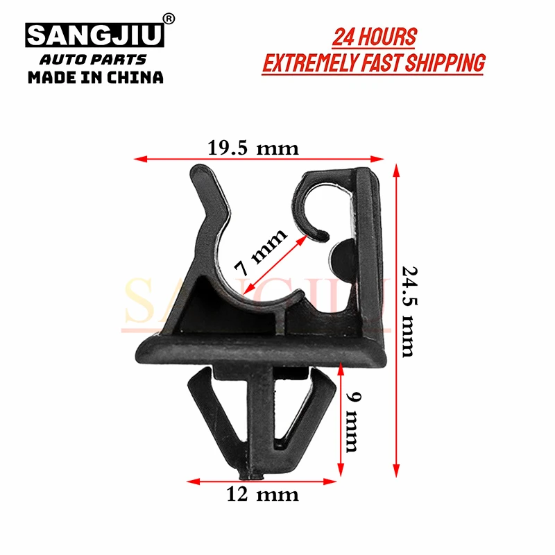 

2Pcs Compatible With For Hyundai Kia Tucson Sedona Sportage Tucson Veloster Elantra Scrento Hood Prop Rod Clips 81174-21010