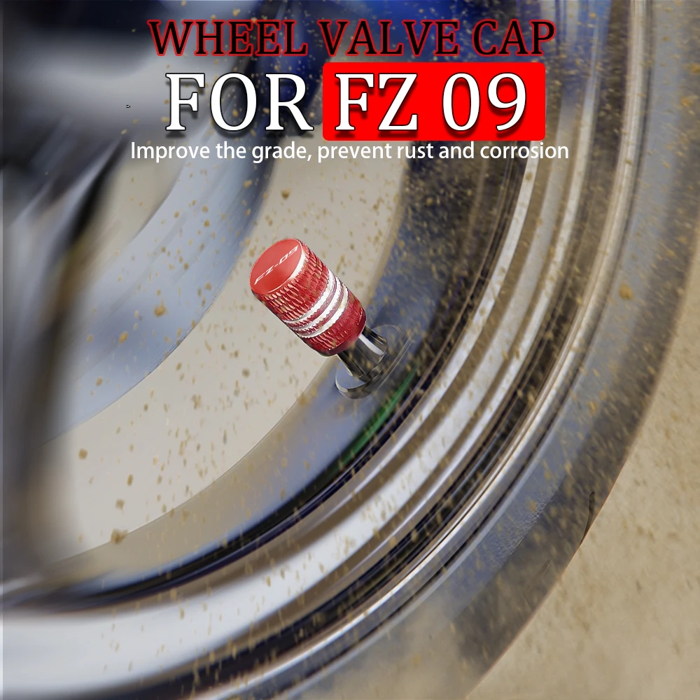 

Motorcycle Tire Valve CoverDustproof Caps Tyre Rim Covers for YAMAHA FZ 09 Accessories FZ09 2014 2015 2016 2017 2019 2020 2023