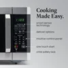 Countertop Microwave 1100 Watts, 1.6 cu ft - Smart Sensor Microwave Oven With LED Lighting and Child Lock - Perfect for Apartmen 3
