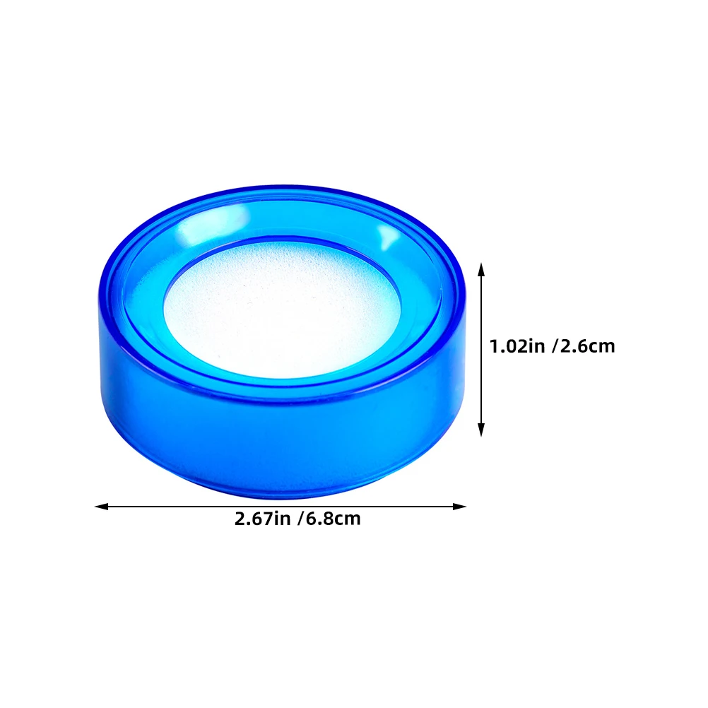 Finger Wet Sponge Cup 2pcs Finger Moistener for Counting Currency Paper Money Bill Round 4 Color Office Stationery Supplies