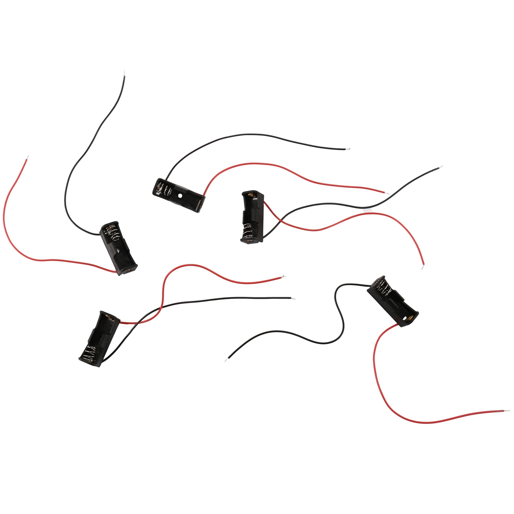 ABBG-5개 23A/A23 배터리(12V) 클립 홀더 박스 케이스 블랙