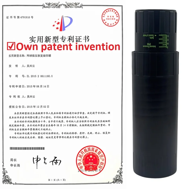 Repair Container Tennis Ball Pressure Maintain For Tennis Ball Shape Restore Bounce Protect Pressurizer Saver suit 4 balls