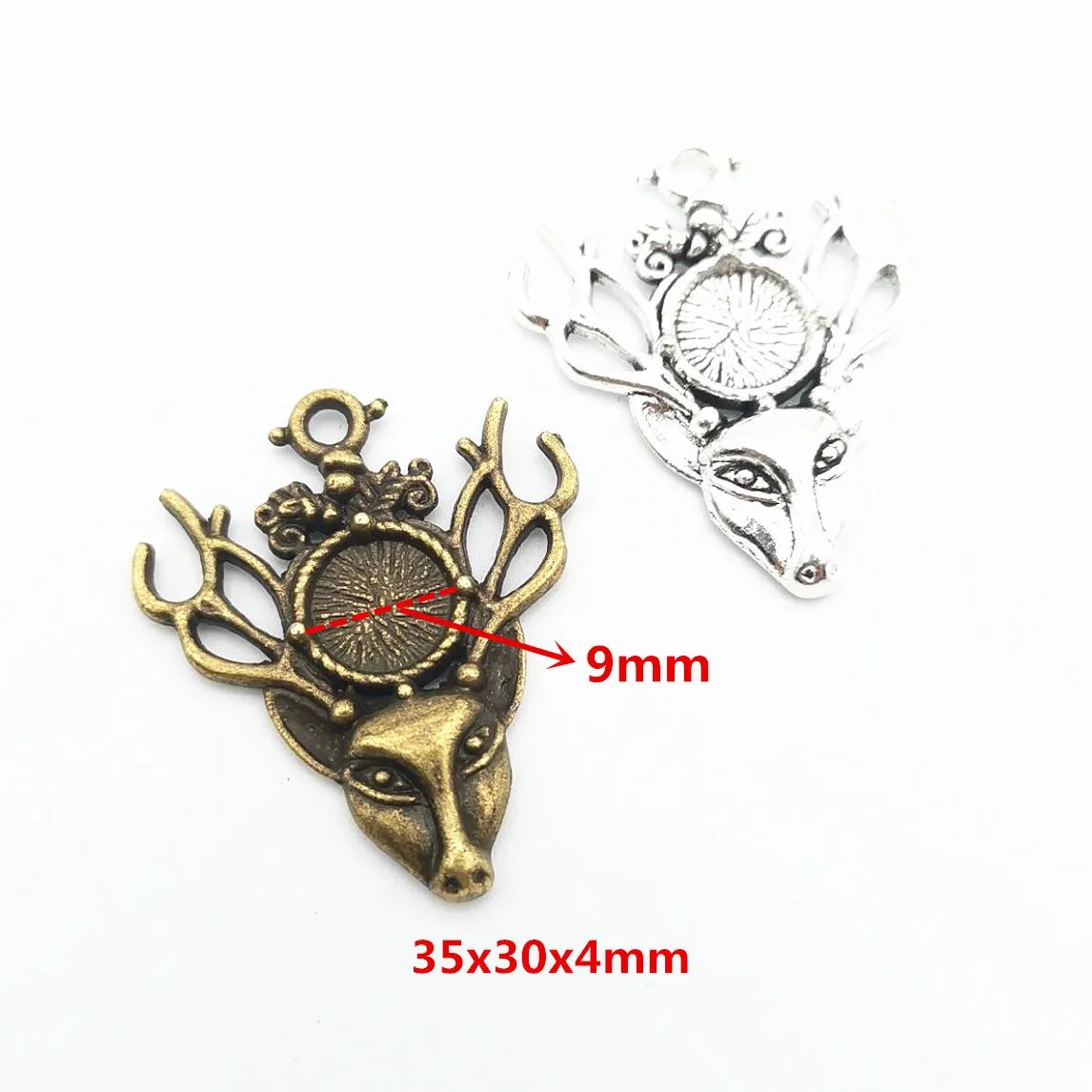 

Материалы для рукоделия с оленем 20 шт., подвески для рукоделия, фурнитура для изготовления ювелирных изделий своими руками, аксессуары 509