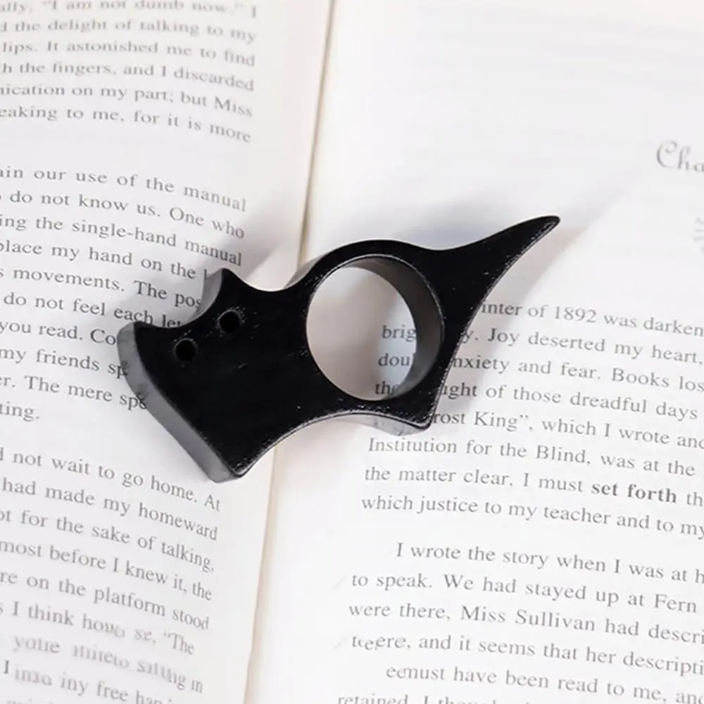 Pen Pouch Wooden Pet Cat Dog Reading Bookmark Bookmarks Rings School Supplies Student Pages Guide Marker Marking Sign Book Page Holder pen pouch