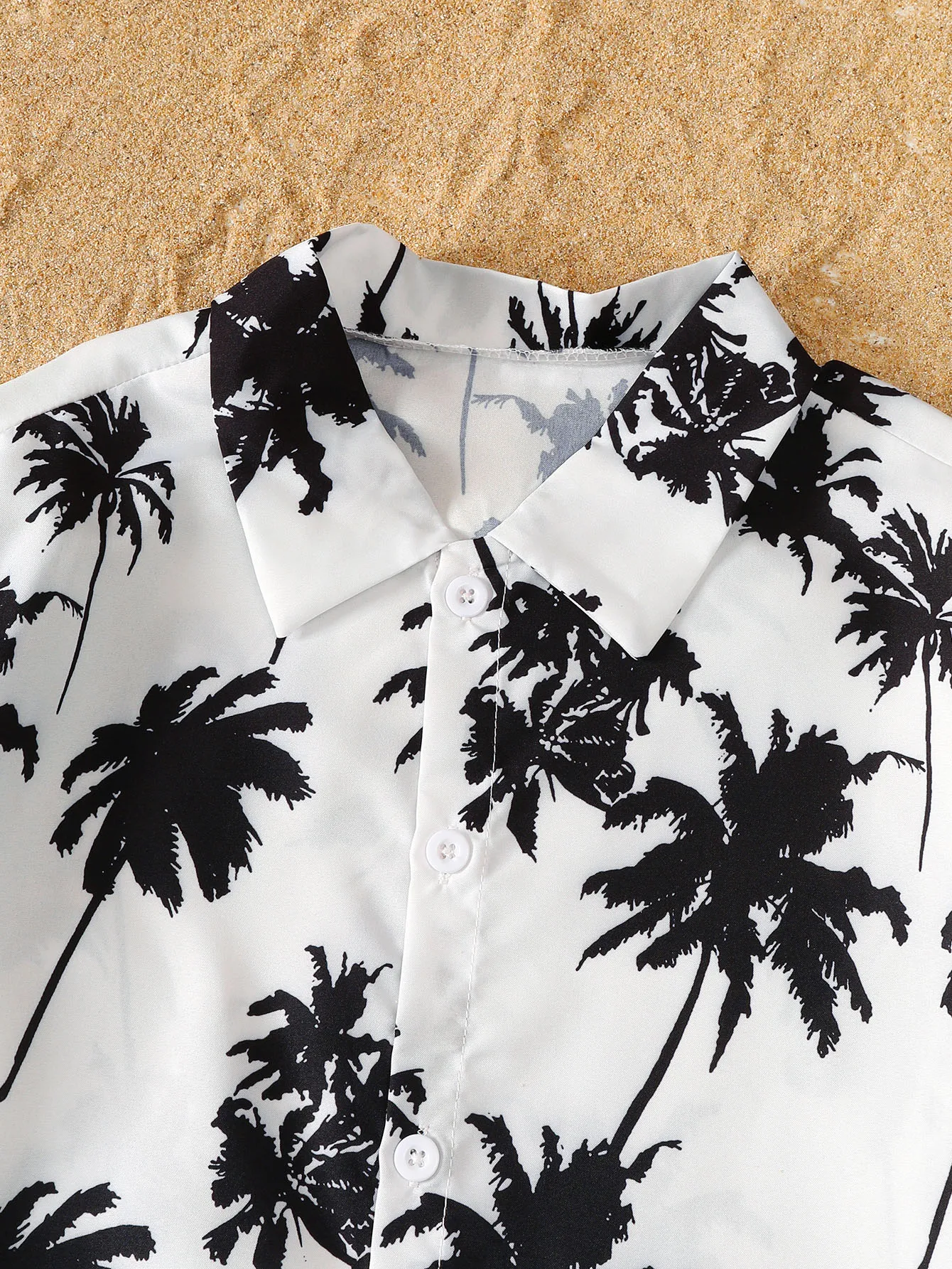 قميص أطفال للأولاد بأكمام قصيرة للحماية من الشمس على الشاطئ، ملابس أطفال عصرية للرضع