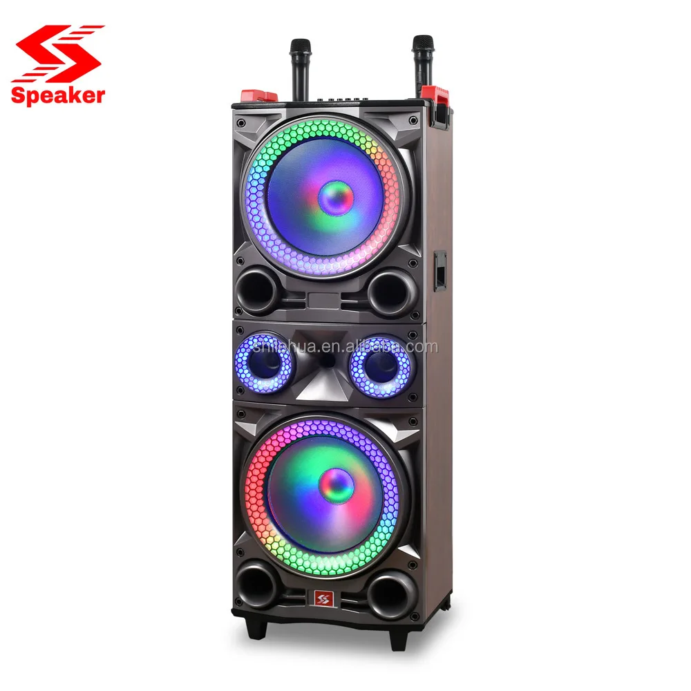 

Double 12 inch trolley speaker Outdoor Wireless Subwoofer Speaker Box