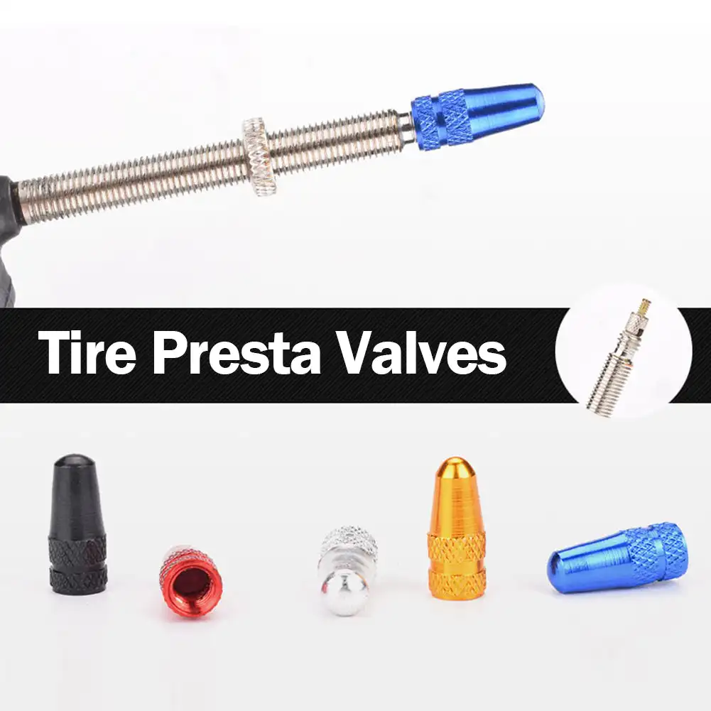 1PC Bicycle Tire Presta Valves Caps Air Valve Caps Aluminium Alloy for Road Bike Tyre Ultralight Cap Designed Valve Covers
