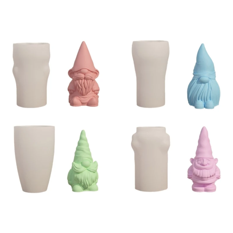 

Gnome Silicone Mold Unique Dwarf Decoration Mould Faceless Dwarf Ornament Casting Mold Handmade Gift for Craft Lovers