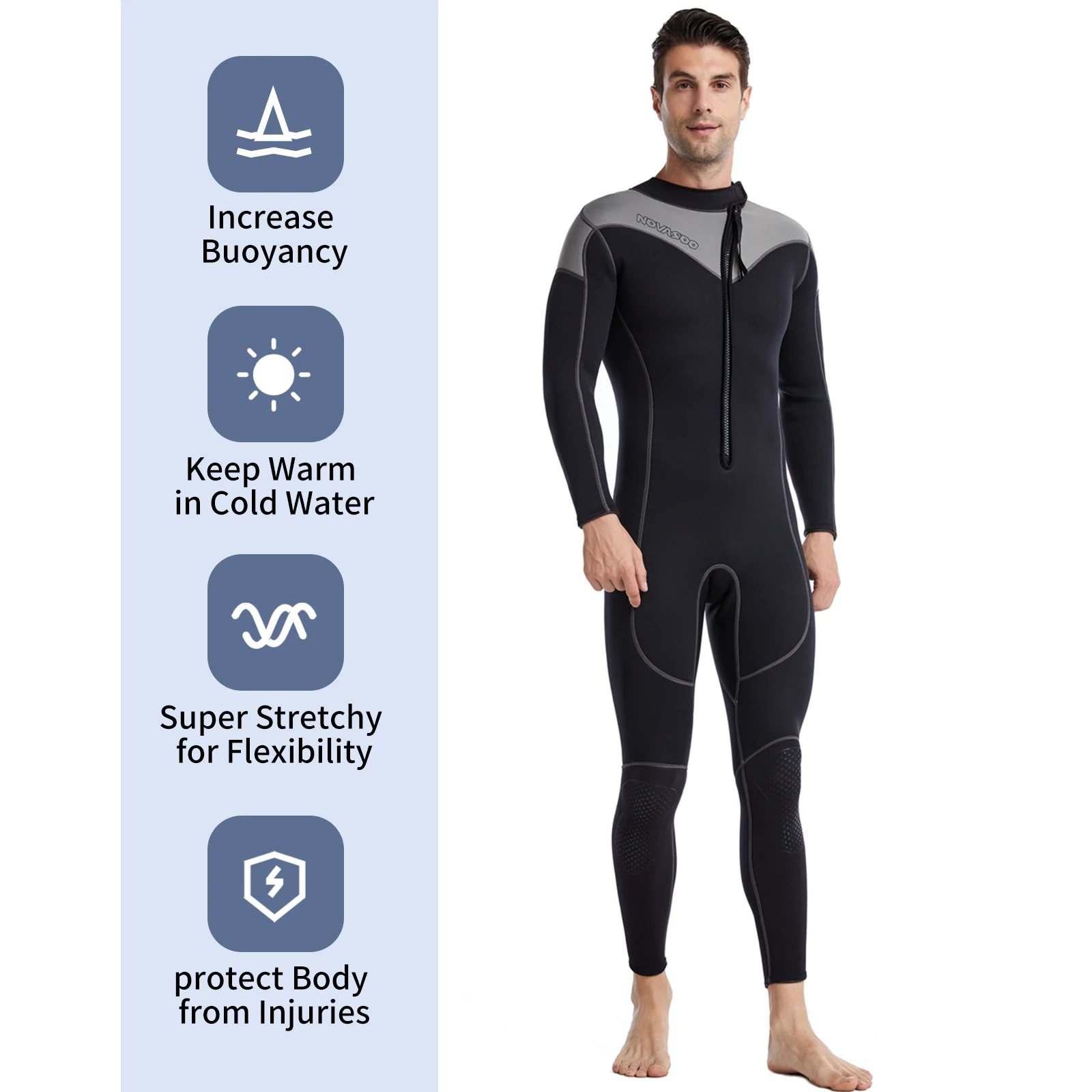 3MM Neoprene Wetsuit Men Scuba Diving Suit Equipment Underwater  Spearfishing Kitesurf Fishing Surf Swimwear Wet Suit Equipment - AliExpress