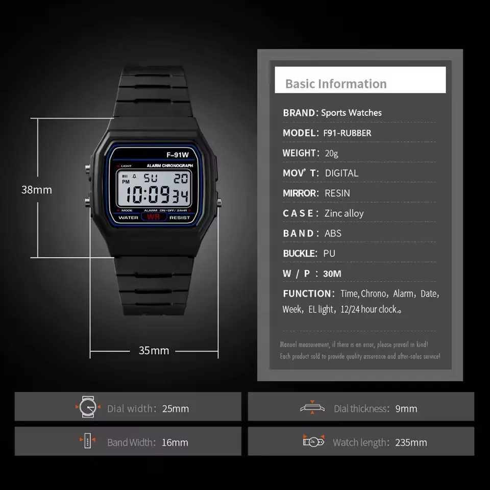 Fashion Luxury Brand Children Watch Silicone Sports LED Electronic Multifunction Kids Digital Watches Waterproof Men Women Clock 4