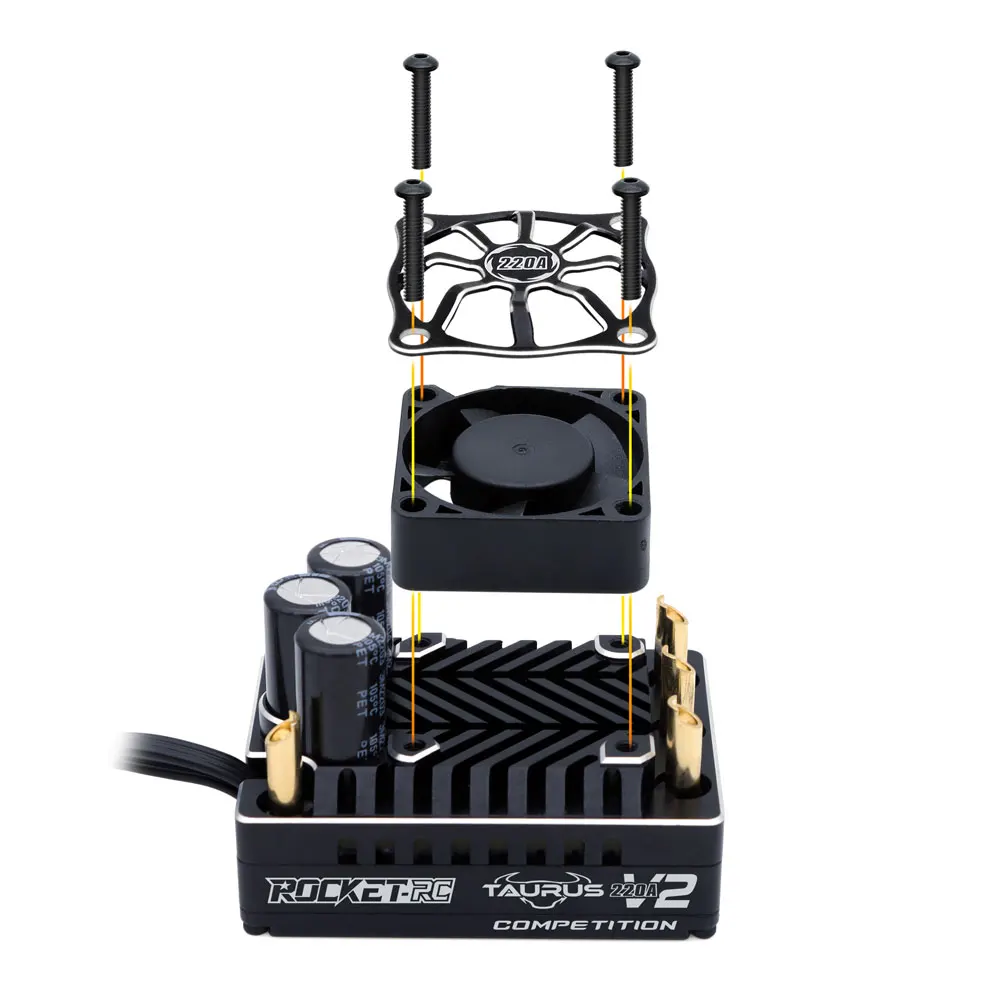 Zerone Moteur à capteur 4274 V2 Brushless Sensored Motor 4 Pole Fit for