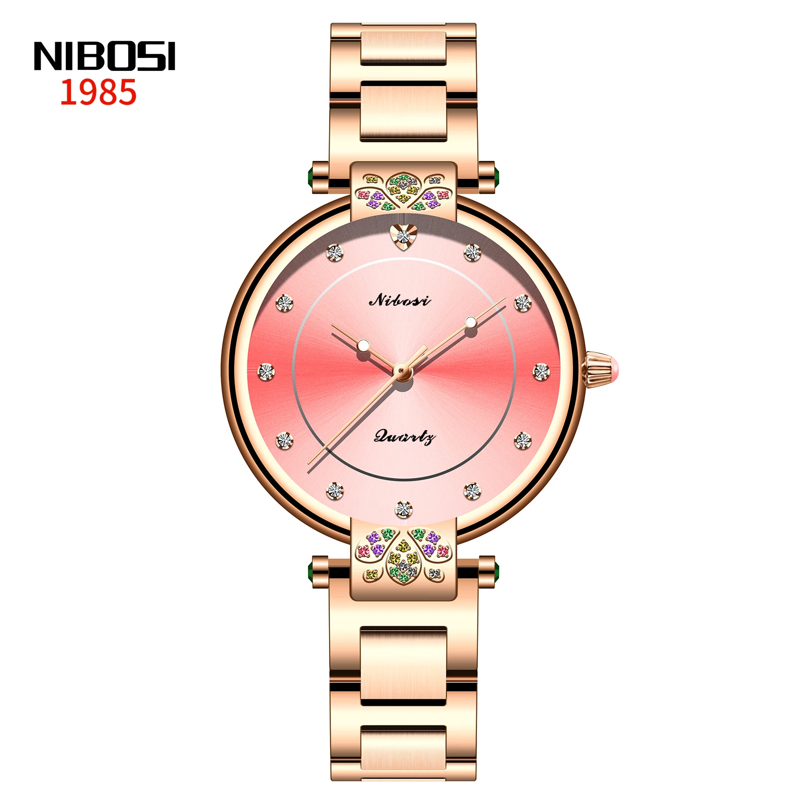 2021 NIBOSI Fashion Ladies Watch Brand Ladies Creative Steel  Women Bracelet Watches Female Waterproof Clocks Relogio Feminino 